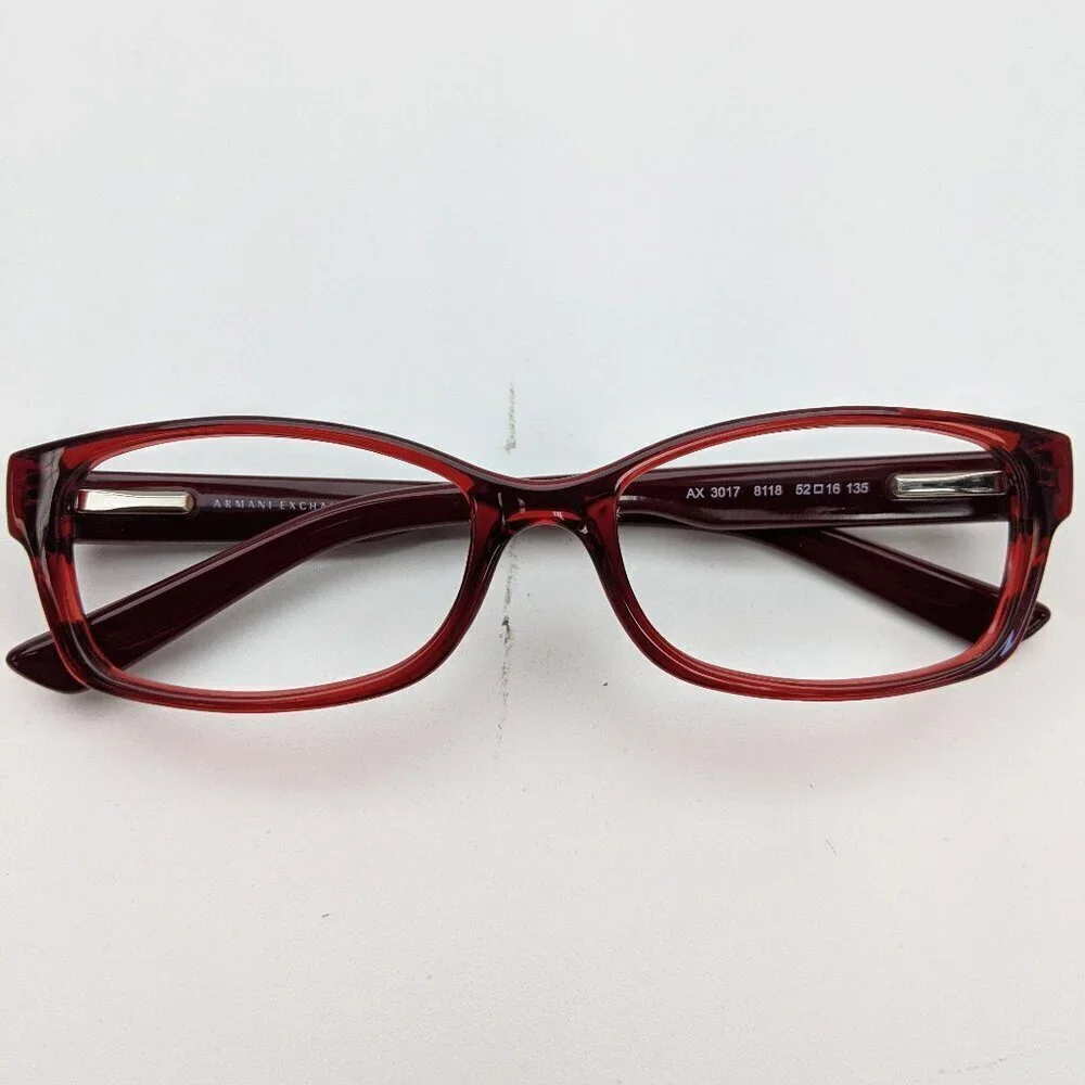 🕶️ Armani Exchange AX3017 8118 Butterfly Eyeglasses 52/16-135 / JLE140🕶️​